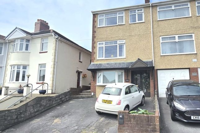 Thumbnail End terrace house for sale in Brynawel Crescent, Treboeth, Swansea