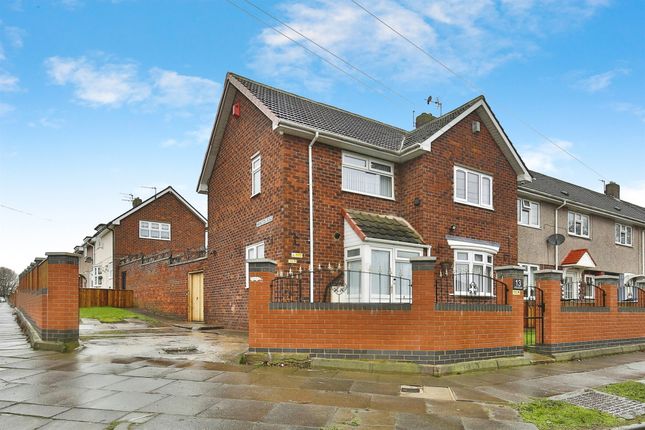 Thumbnail End terrace house for sale in Highland Road, Hartlepool