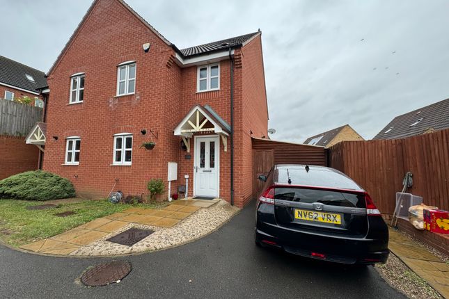 Thumbnail Semi-detached house for sale in Stillington Crescent, Leicester