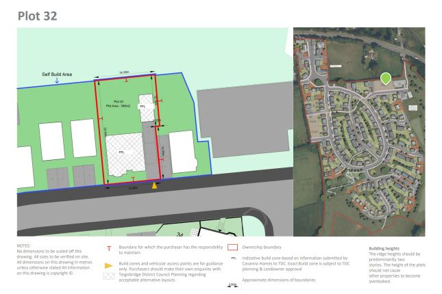 Thumbnail Property for sale in Self Build Plot 32, Elm Park, Exeter