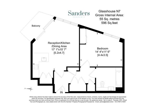 1 Bed Flat To Rent In Sterling Way Islington London N7 Zoopla