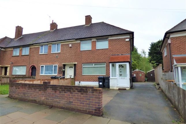 Thumbnail End terrace house for sale in Lea Hall Road, Kitts Green, Birmingham