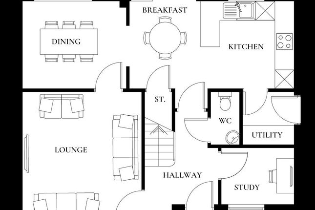 Plot 47 (The Malvern), Priory Fields, St Clears photo 3