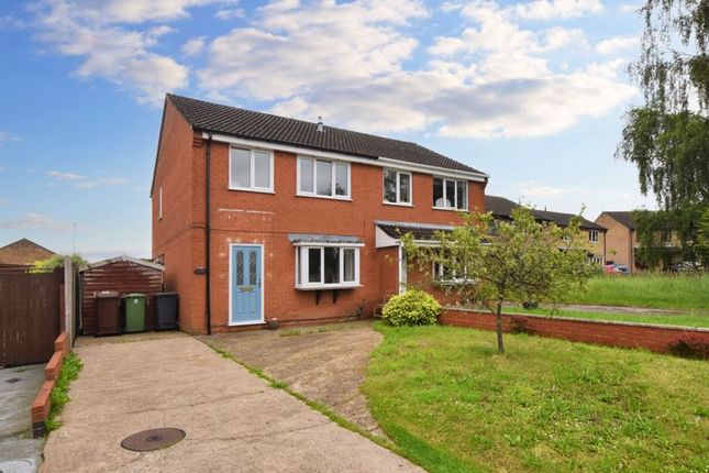 Thumbnail Semi-detached house for sale in Leconfield Close, Lincoln