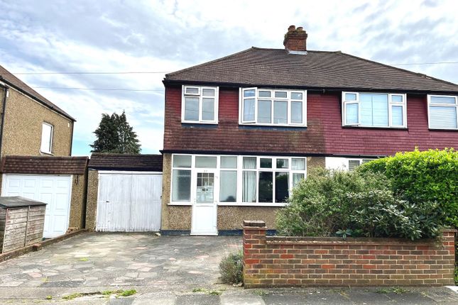 Thumbnail Semi-detached house for sale in Cedarcroft Road, Chessington, Surrey.