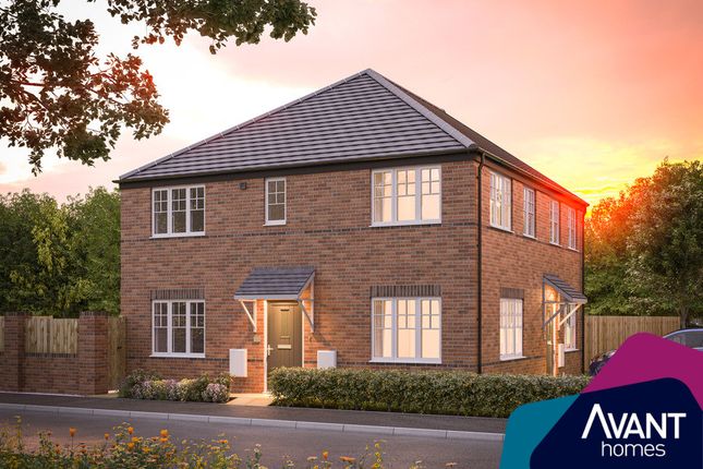 Thumbnail Semi-detached house for sale in "The Fernlee" at Newtons Lane, Cossall, Nottingham