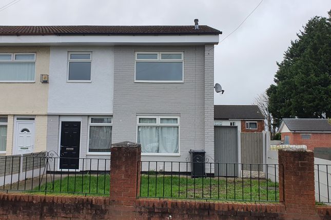 Thumbnail End terrace house to rent in Rose Heath Drive, Halewood, Liverpool