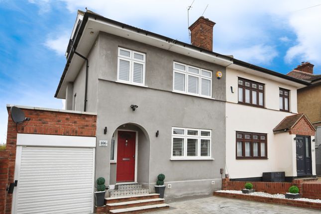 Thumbnail Semi-detached house for sale in Lynwood Drive, Collier Row, Romford