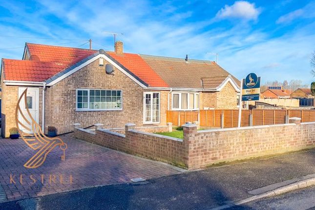 Thumbnail Semi-detached bungalow for sale in Crawley Avenue, South Kirkby, Pontefract