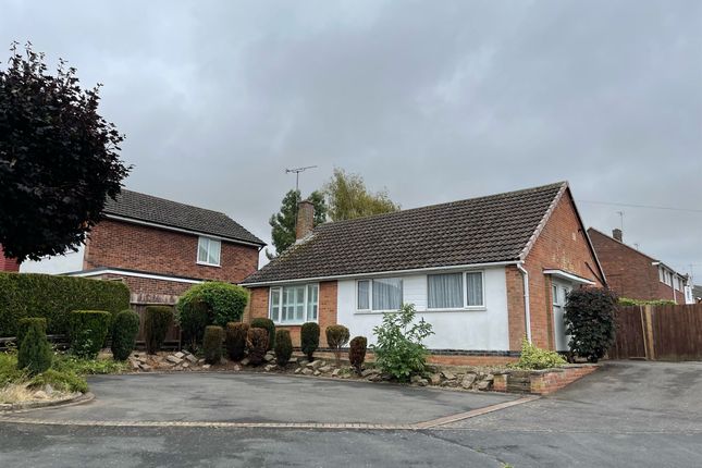 Thumbnail Detached bungalow for sale in Grange Close, Great Glen, Leicester