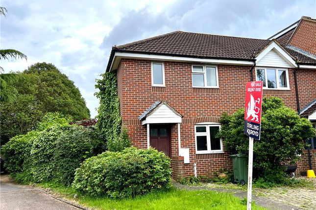 Thumbnail End terrace house for sale in Bourne Close, Chilworth, Guildford, Surrey