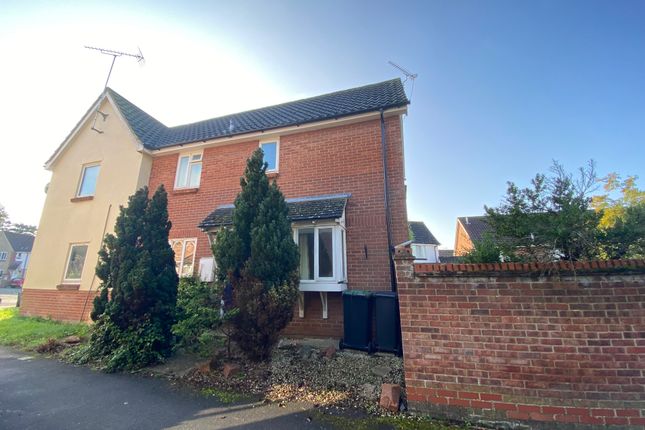 Thumbnail End terrace house for sale in Ryders Way, Diss