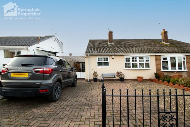 Thumbnail Semi-detached bungalow for sale in Sandringham Road, Saltburn-By-The-Sea, Cleveland