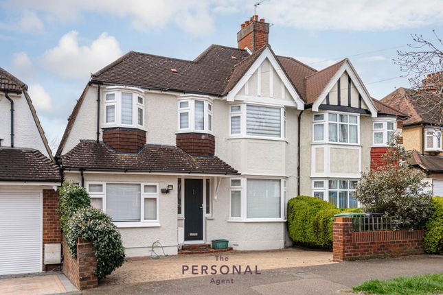 Thumbnail Semi-detached house to rent in Walsingham Gardens, Epsom