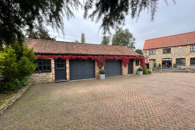 Link-detached house for sale in The Byre, Fen Road, Owmby-By-Spital, Market Rasen