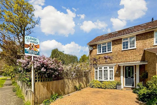 Thumbnail End terrace house for sale in Weatherhill Road, Smallfield, Surrey