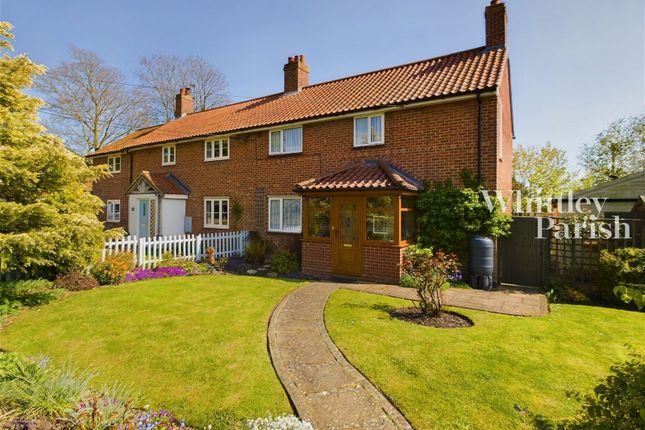 Thumbnail Semi-detached house for sale in Station Road, Pulham St. Mary, Diss