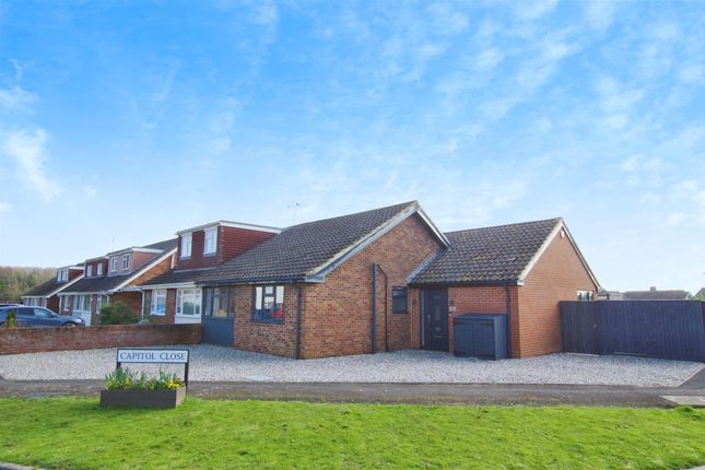 Thumbnail Semi-detached bungalow for sale in Capitol Close, Coleview, Swindon