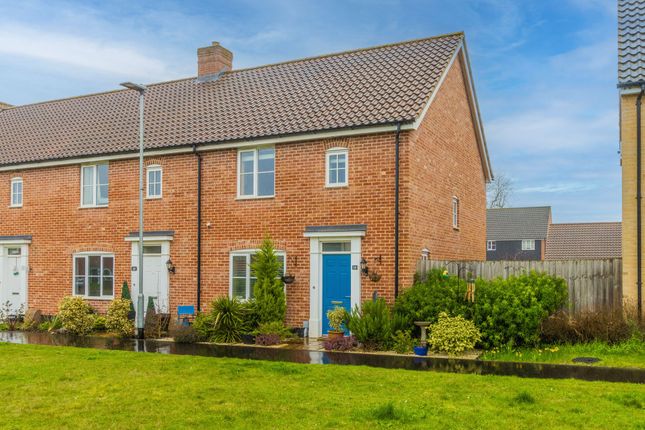 Thumbnail End terrace house for sale in Byfords Way, Watton, Thetford