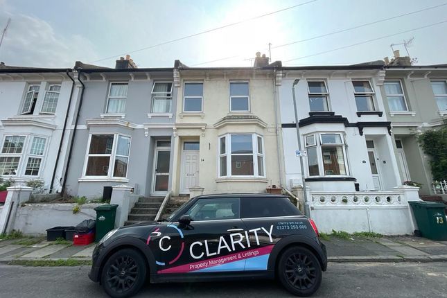 Thumbnail Terraced house to rent in Hastings Road, Brighton