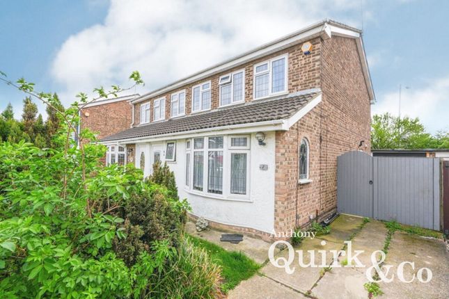 Thumbnail Semi-detached house for sale in The Picketts, Canvey Island