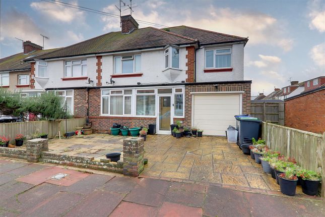 Thumbnail Semi-detached house for sale in Haynes Road, Tarring, Worthing