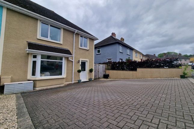 Thumbnail Semi-detached house for sale in Poyers Avenue, Pembroke, Pembrokeshire
