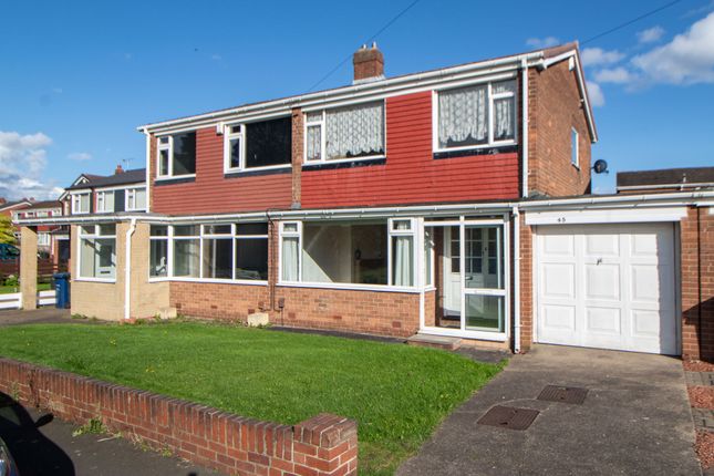 Thumbnail Semi-detached house for sale in Mapperley Drive, Newcastle Upon Tyne