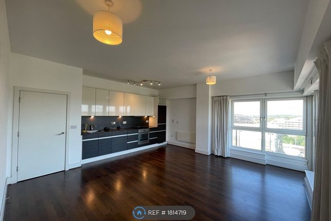 Living Room With Open Plan Kitchen