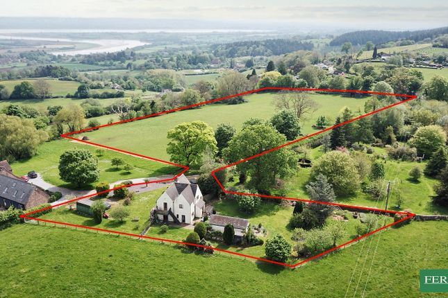 Thumbnail Detached house for sale in With 5 Acres, Views, Newnham Road, Littledean, Cinderford, Gloucestershire.