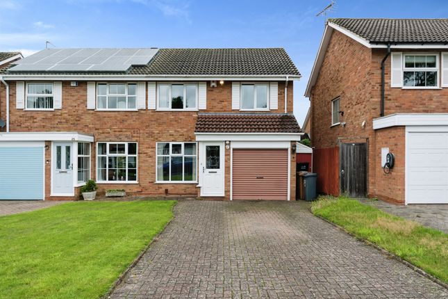 Thumbnail Semi-detached house for sale in Glascote Close, Shirley, Solihull