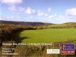 Land for sale in Development Site At Maesgwynne, Fishguard, Pembrokeshire