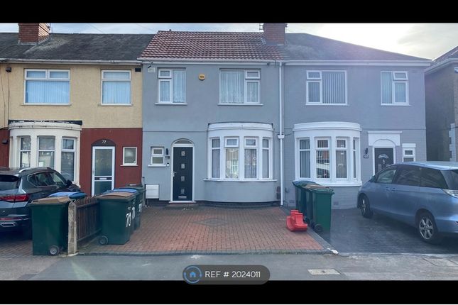 Thumbnail Terraced house to rent in Dunster Place, Coventry