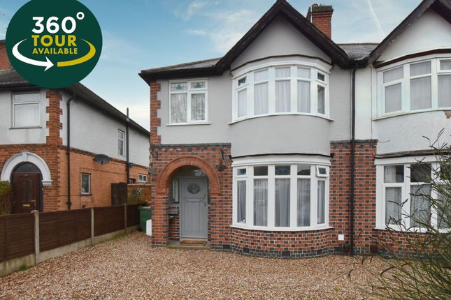 Thumbnail Semi-detached house to rent in Little Glen Road, Glen Parva, Leicester