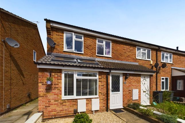 Thumbnail End terrace house for sale in Leven Close, Longlevens, Gloucester, Gloucestershire