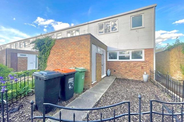 Thumbnail End terrace house for sale in Bromley Gardens, Houghton Regis, Dunstable