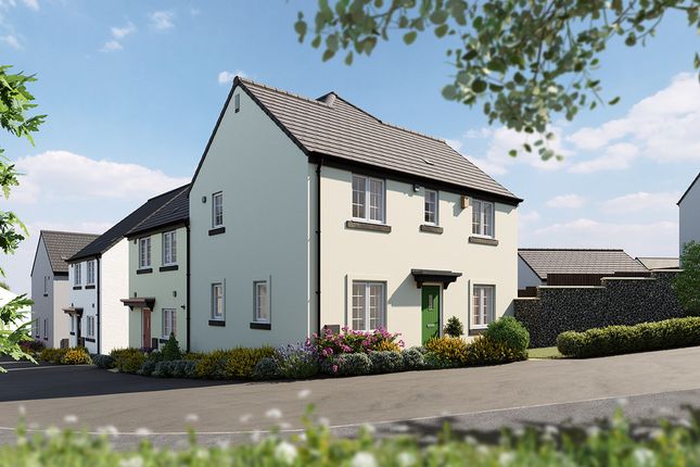 Semi-detached house for sale in "The Mountford" at Weavers Road, Chudleigh, Newton Abbot