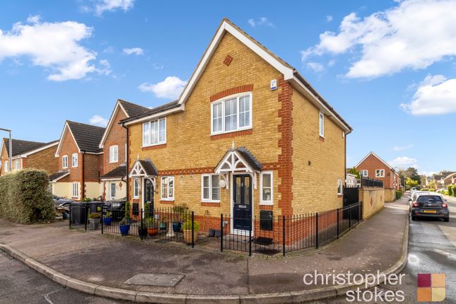 Thumbnail End terrace house for sale in Dairyglen Avenue, Cheshunt, Waltham Cross, Hertfordshire