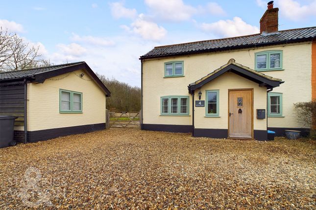 Thumbnail Semi-detached house for sale in Kidds Moor Cottages, Melton Road, Wymondham