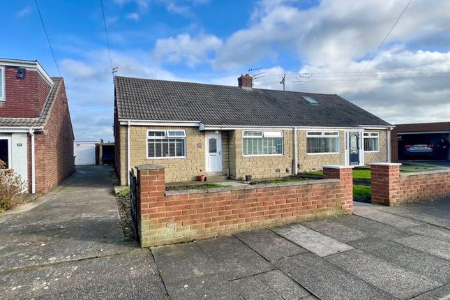 Thumbnail Bungalow for sale in Angerton Avenue, Shiremoor, Newcastle Upon Tyne