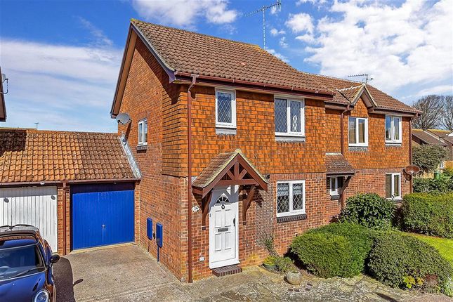 Thumbnail Semi-detached house for sale in Dawtrey Close, Rustington, West Sussex