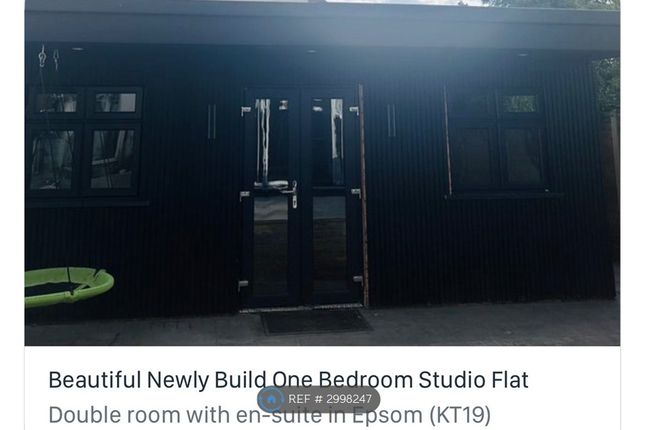 Studio flat on Kingston Road, Epsom, £1,500/mo