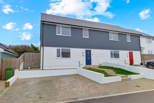 Thumbnail Semi-detached house for sale in Fox Close, Newquay