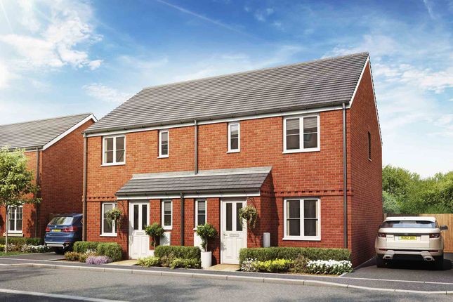 Thumbnail Semi-detached house for sale in "The Hanbury" at Adlam Way, Salisbury
