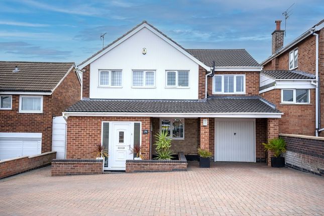 Thumbnail Detached house for sale in Wakerley Road, Leicester