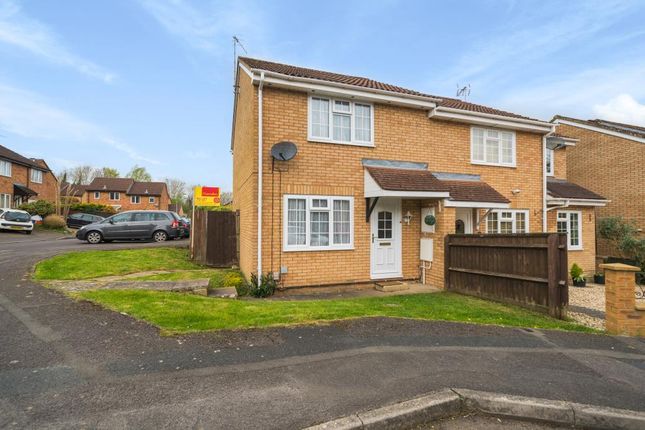 Thumbnail End terrace house to rent in Woodhall Park, Swindon