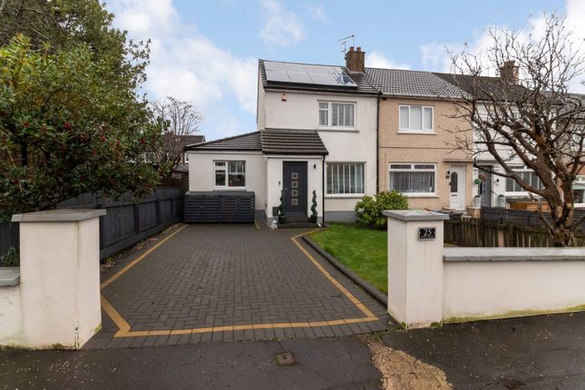 Thumbnail End terrace house for sale in Forth Road, Bearsden, Glasgow, East Dunbartonshire