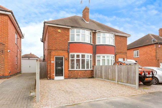 Thumbnail Semi-detached house for sale in King George Avenue, Loughborough, Leicestershire