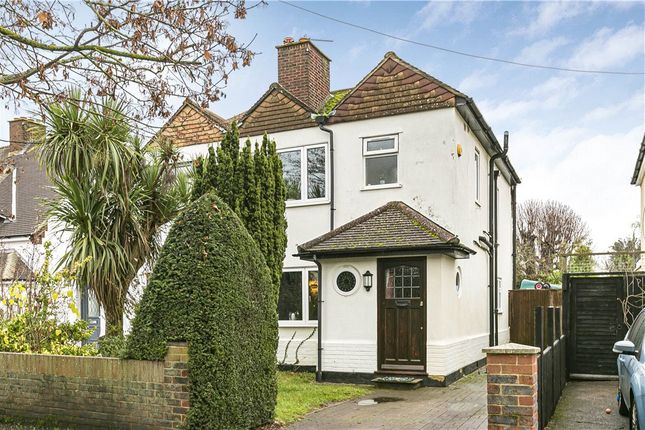 Thumbnail Semi-detached house for sale in Wheatash Road, Addlestone, Surrey