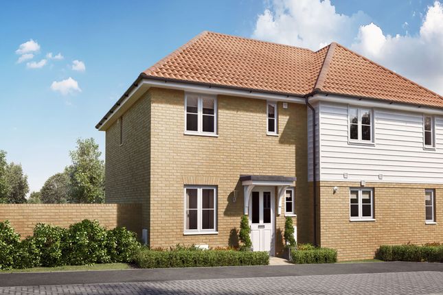 Semi-detached house for sale in "The Danbury" at Central Boulevard, Aylesham, Canterbury